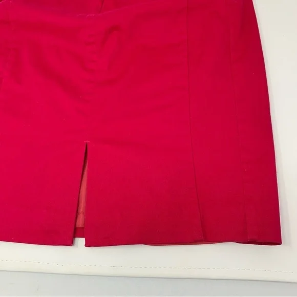 Express Cotton Fuchsia Stretchy Pencil Skirt Women’s Size 4 - Picture 5 of 8